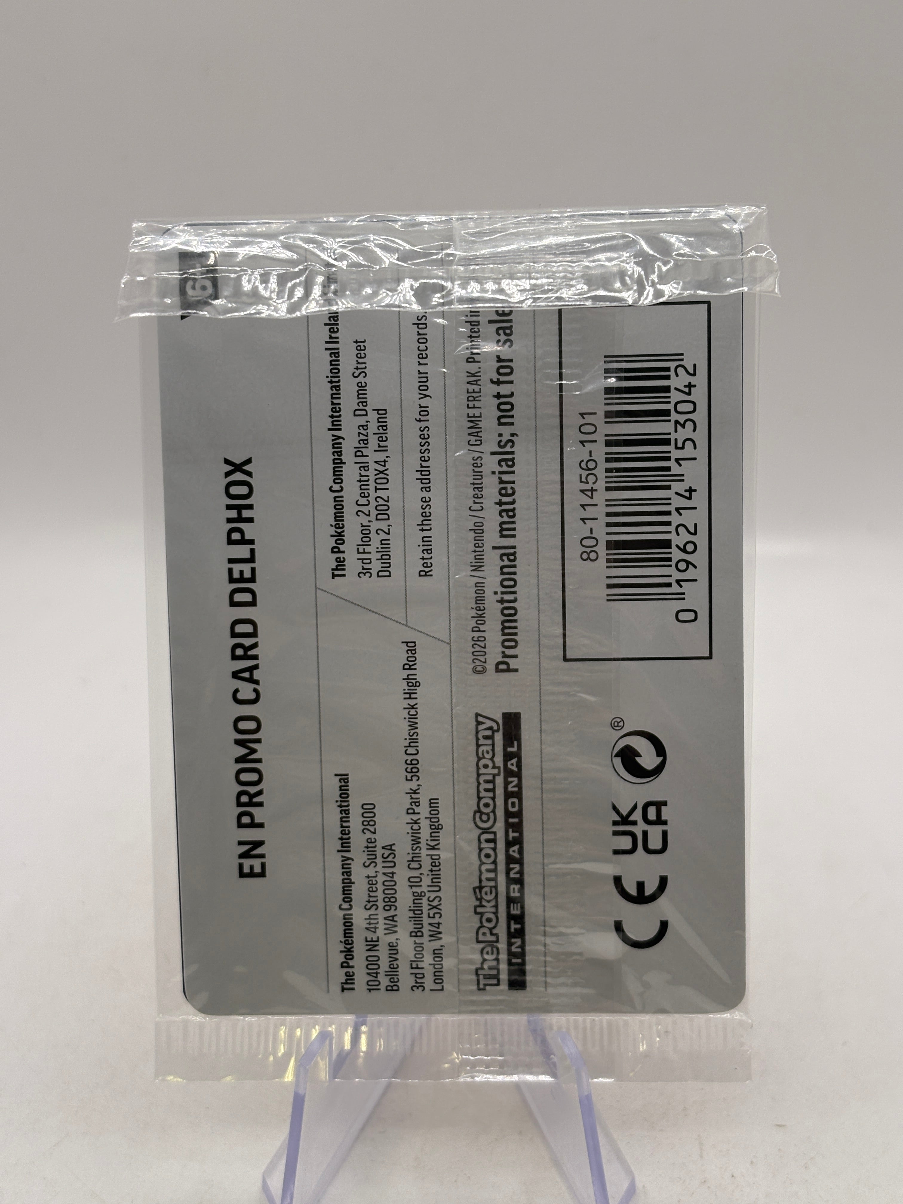 Pokémon TCG Delphox 013/086 Stamp Promo | Chaos Rising | Méga Evolution | Sealed